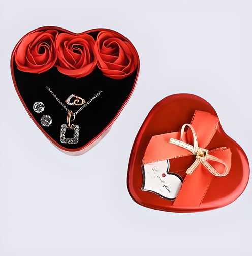 Red Heart box Valentine's Gift
