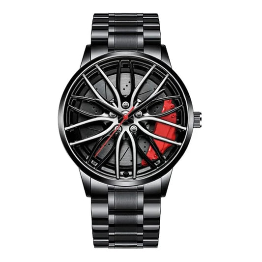 Men Watch Car Wheel Hub Dial 3D Waterproof Sports Watch
