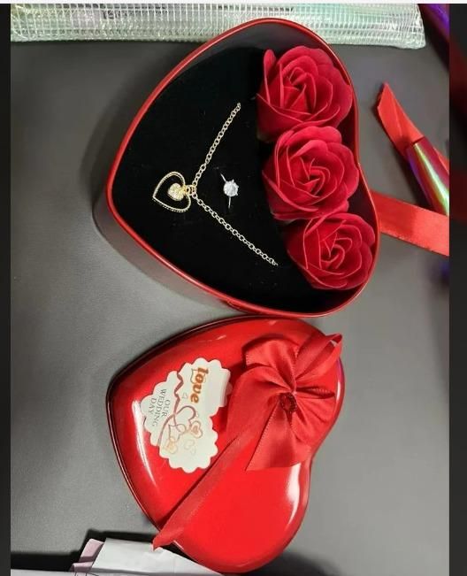 Red Heart box Valentine's Gift